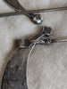 Ancienne paire de fibules berbère argent massif poinçons