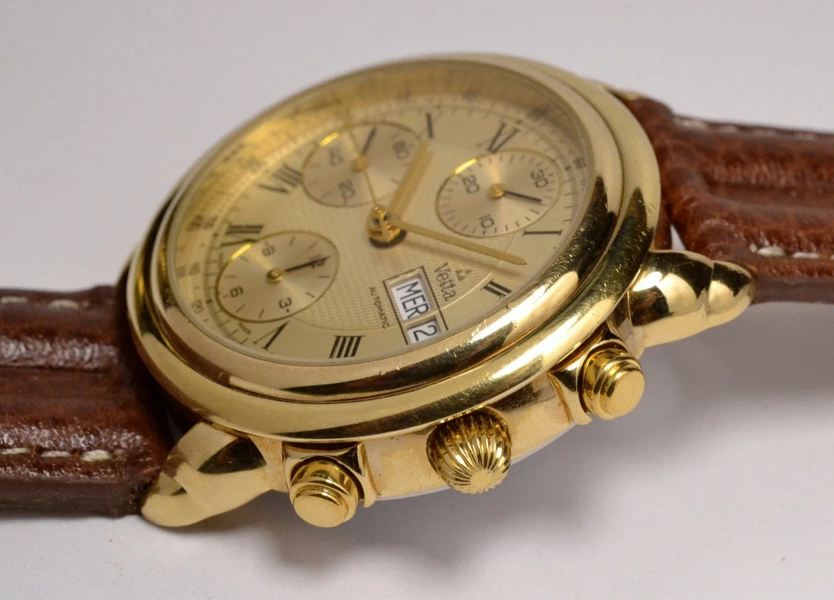 VETTA AUTOMATIC CHRONOGRAPH WATCH ETA 7750 VINTAGE SWISS WATCH