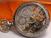 MONTRE ANCIENNE RARE GOUSSET SQUELETTE ARGENT NIELLO 1900 VINTAGE POCKET WATCH