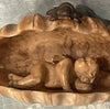 19th Century Alabaster Grand Tour Putto Angel Shell Sculpture Rare Collection