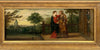 Antique Oil Painting, Religious Scene, The Visitation of the Virgin to Anne, Early 17th Century