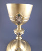 Froment-Meurice solid silver gilded chalice