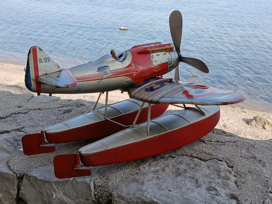 JEP SEAPLANE SCHNEIDER TROPHY NO JRD CIJ BING JOUET ANTIQUE POND BOAT