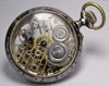 MONTRE ANCIENNE RARE GOUSSET SQUELETTE ARGENT NIELLO 1900 VINTAGE POCKET WATCH