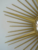 Vintage CHATY VALLAURIS sunburst mirror, convex witch mirror, 1950s