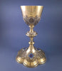 Vermeil and enamel chalice, solid silver by Demarquet Frères