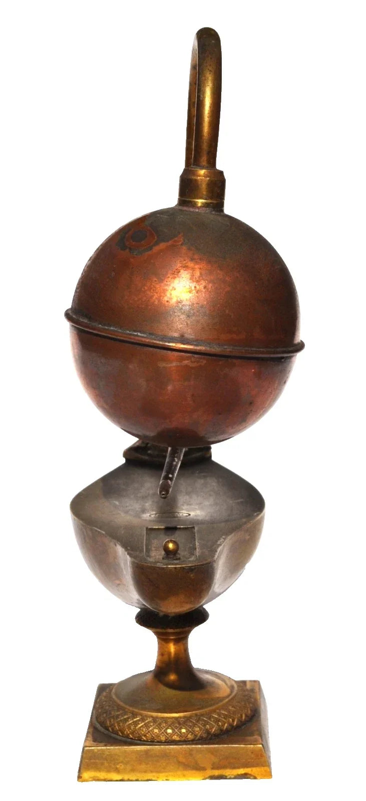 Rare Fire Fountain - Docimastic Lamp Signed BREUZIN - 1st Empire Early 19th Century