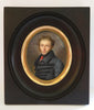 MANSION (1785-1840). Rare et belle MINIATURE signée et datée 1820.