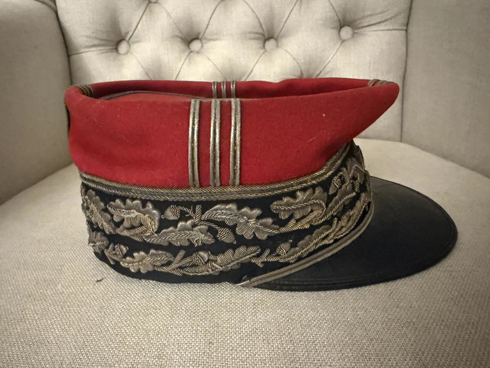 WWI divisional general's képi, master tailor Bidal