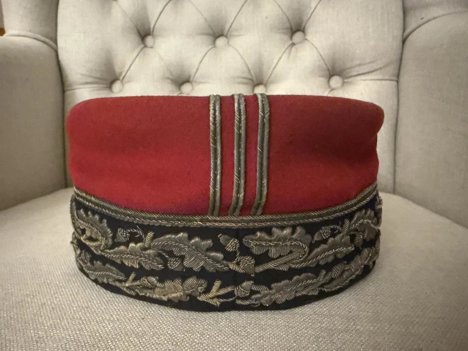 WWI divisional general's képi, master tailor Bidal