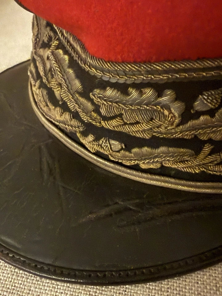 WWI divisional general's képi, master tailor Bidal