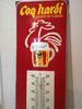 Antique Coq Hardi advertising enamel sign