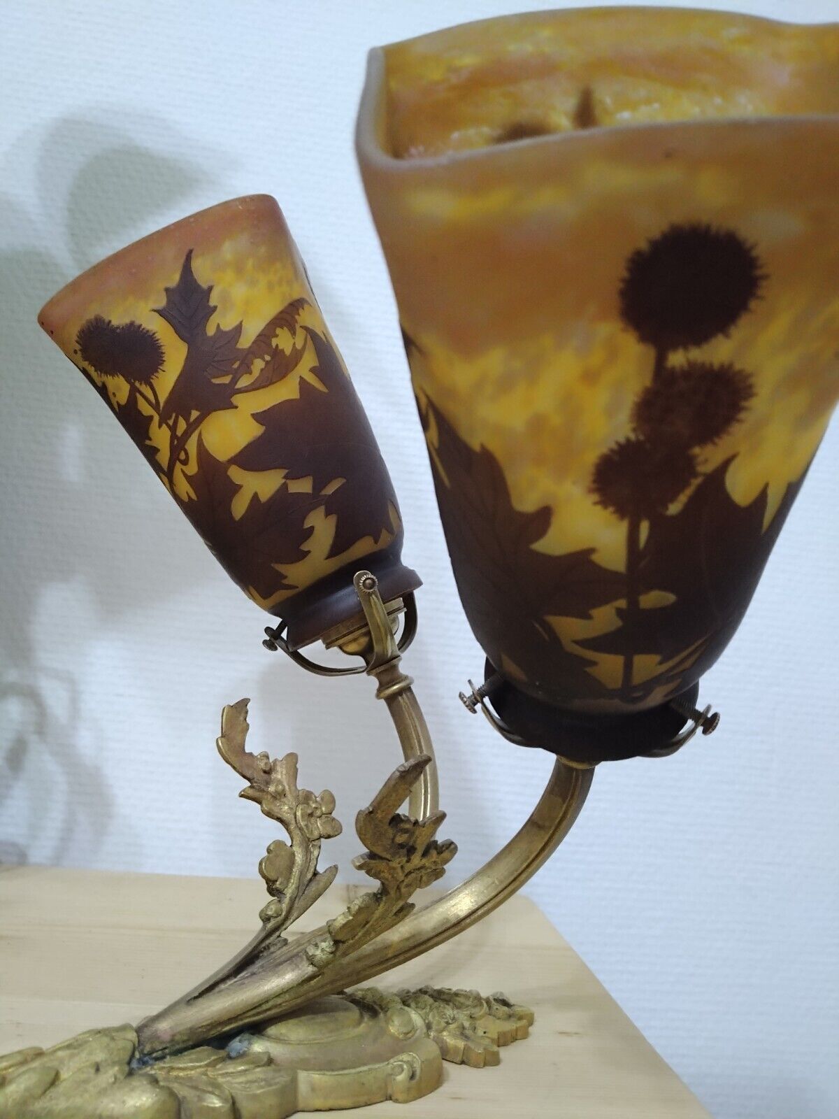 Muller Frères Lunéville wall lamps