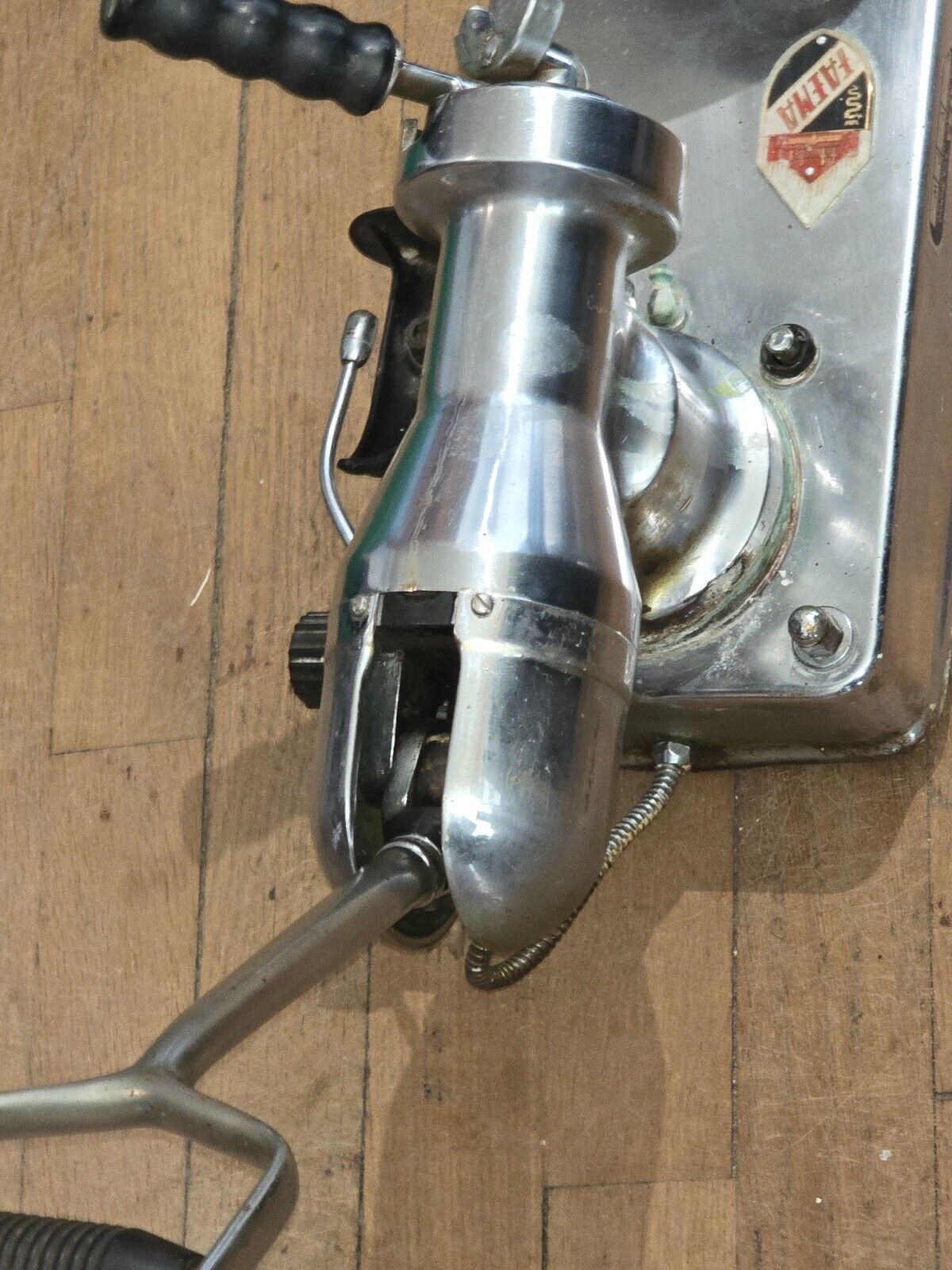 Vintage wall-mounted percolator