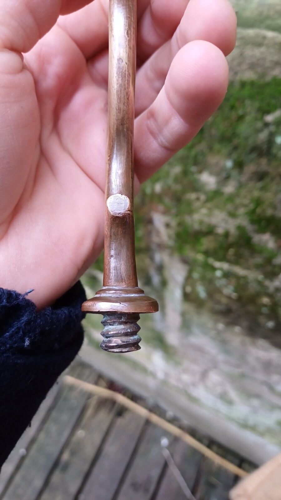 Bronze candlestick